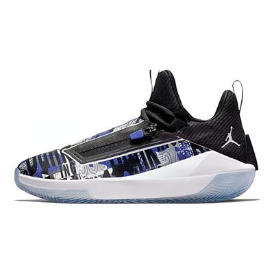 Air Jumpman Hustle Dark Concord Men Sneakers Purple White Black AQ0397-500