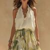 Spring V-Neck Ruffle Elegant Maxi Dress Women Clothing