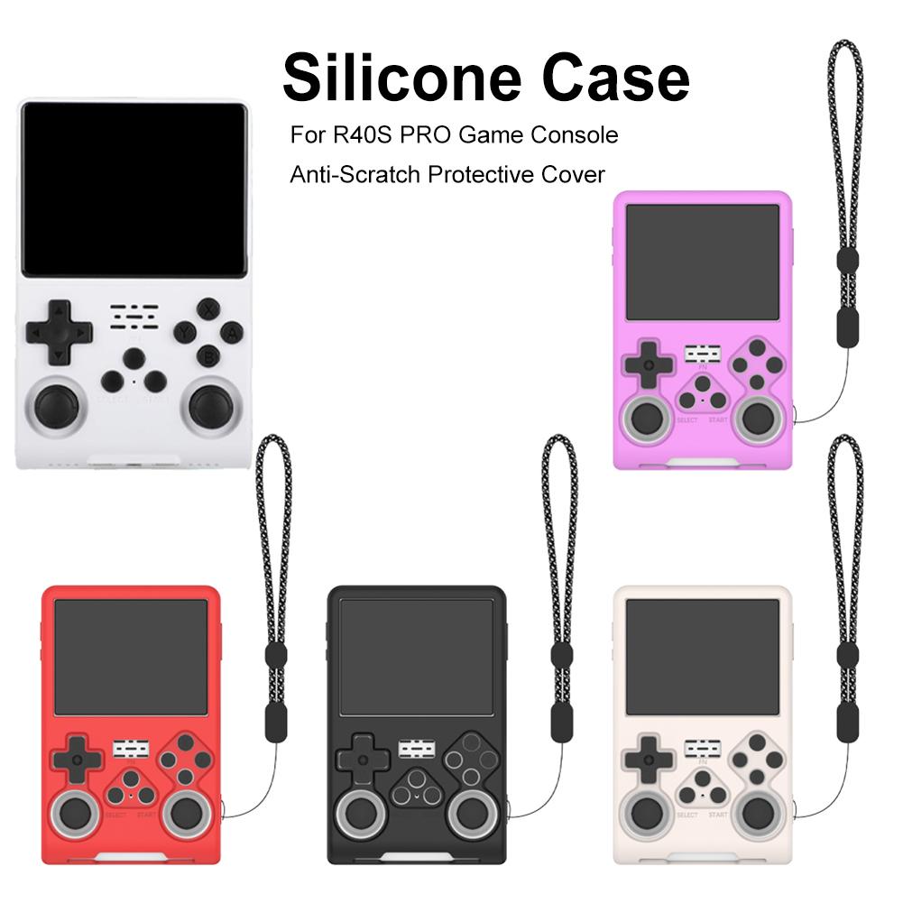 Silicone Case for R40S PRO Game Console Silicone Protective Case Anti Drop Soft Skin Case Cover Protector Cover Game Accessories