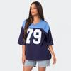 Women's Retro Loose Fit Basic T-Shirt with Digital Print V-Neck Short Sleeve Sports Top
