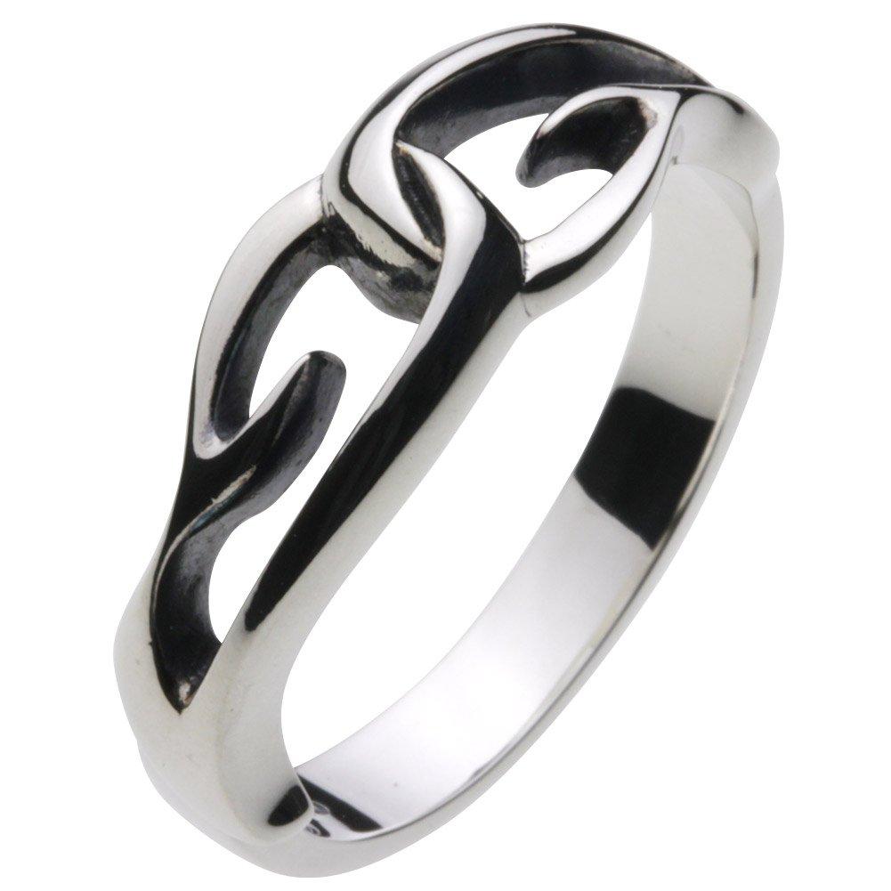 

Fish hook ring silver r0284 17 [Cenote] [925 accessories] No.