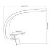 Luxury Bathroom Waterfall Mixer Faucet Bathroom Sink Faucet Hot Cold Water Mixer Taps Modern Sink Faucet Washbasin Taps New 2025