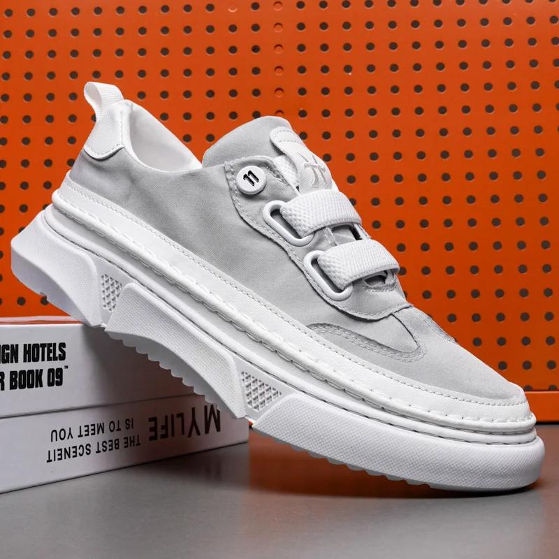 Fashion Latest men's casual and comfortable lightweight canvas shoes for spring and autumn youth outdoor running sports shoes sneakers