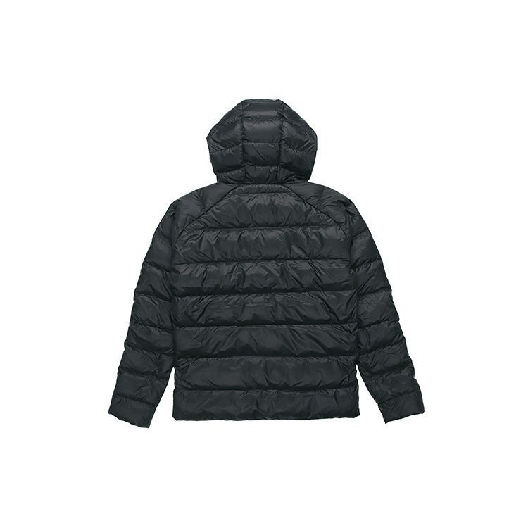 Puma Logo Warm Windproof Hooded Down Jacket Men Outerwear Black 585315-01