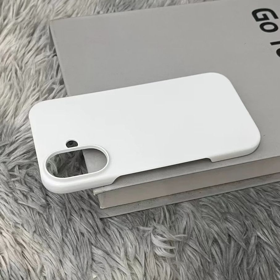 Matte Einfarbige Ultra-Dünne Harte Rückseitenhülle Für iPhone 17 Air 16 15 14 Plus 13 mini 12 11 Pro Max SE 2 3 Sandstein Halbe Abdeckung PC-Hülle