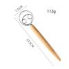 13inch Danish Dough Whisk Stainless Steel Dutch Style Bread Dough Hand Mixer Wooden Handle Kitchen Baking Tools Artisian Blender