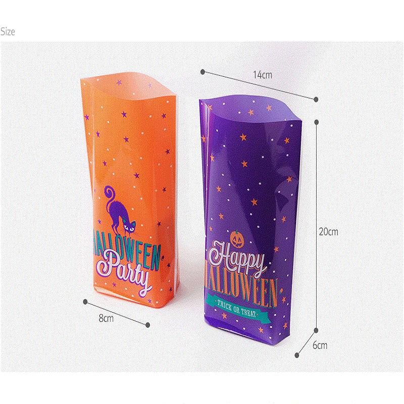 10pcs Halloween Candy Bags Cute Gift Bag Food Packaging