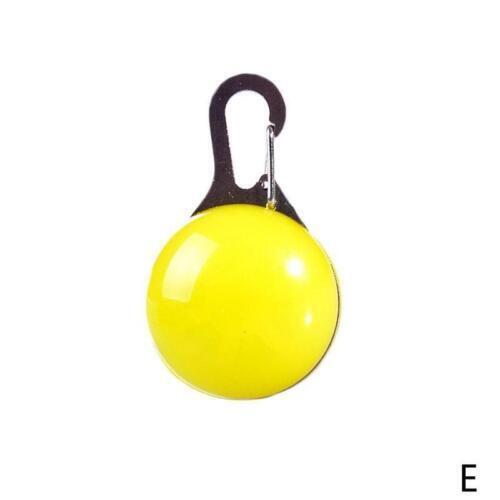 Waterproof Pet Dog Cat Collar LED Night Clip Tag Flashing Light Luminous K2Y6