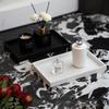 Hotel Bathroom Shower Gel Tray Bathroom Aromatherapy Candle B&B Cave Stone High Sense Luxury Perfume Bathroom Decoration