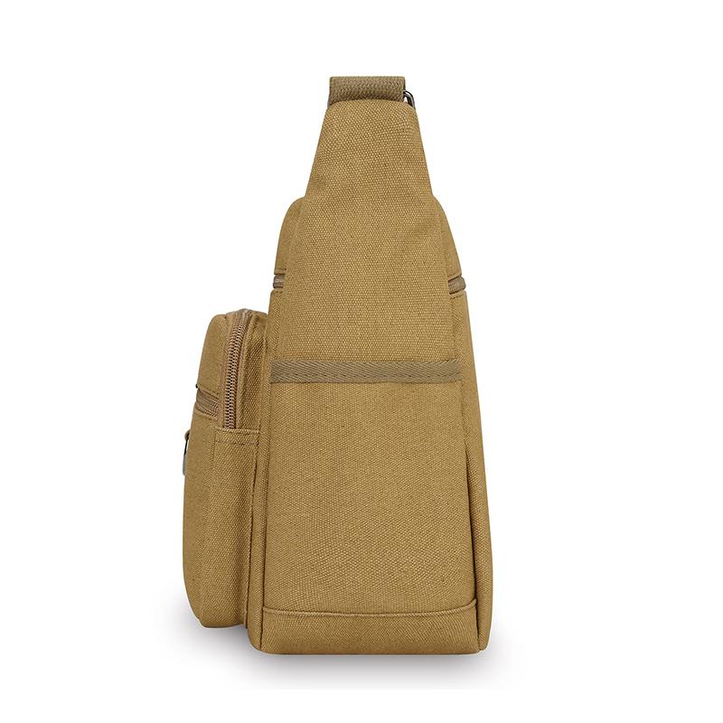 Bolsa Transversal de Lona Vintage para Homens - Bolsa de Ombro Estilosa Tote Mensageiro (Portátil Durável para Viagem e Uso Diário)