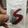 SD Red and Black Three-dimensional Car Logo, Car Trunk Tailgate Letter Labeling, Body Personalized Modification Decorative Label