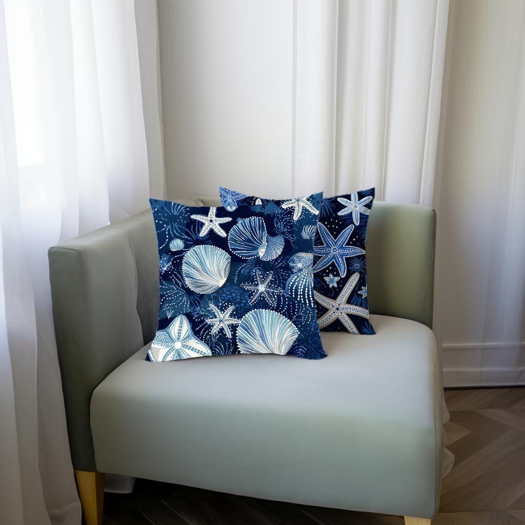 Enchanting Deep - Sea Fantasy Pillow CoversLiving Room Sofa Cushion Cover, Soft and Comfortable, Bedroom Room Decoration