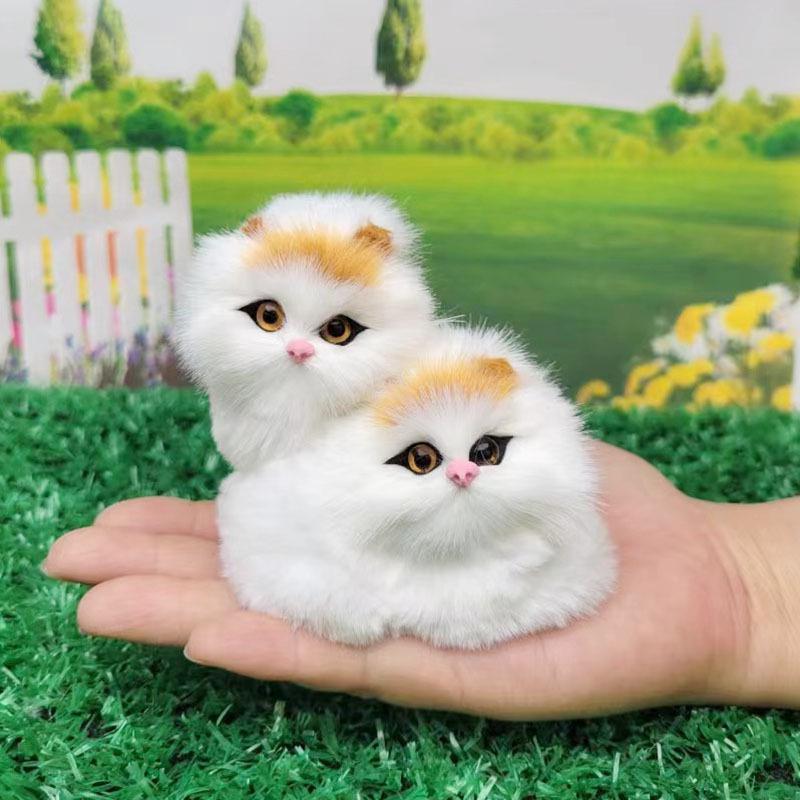 Plüsch Bellende Katze, Hase & Welpen Spielzeug - Pädagogische Tierpuppe für Kinder