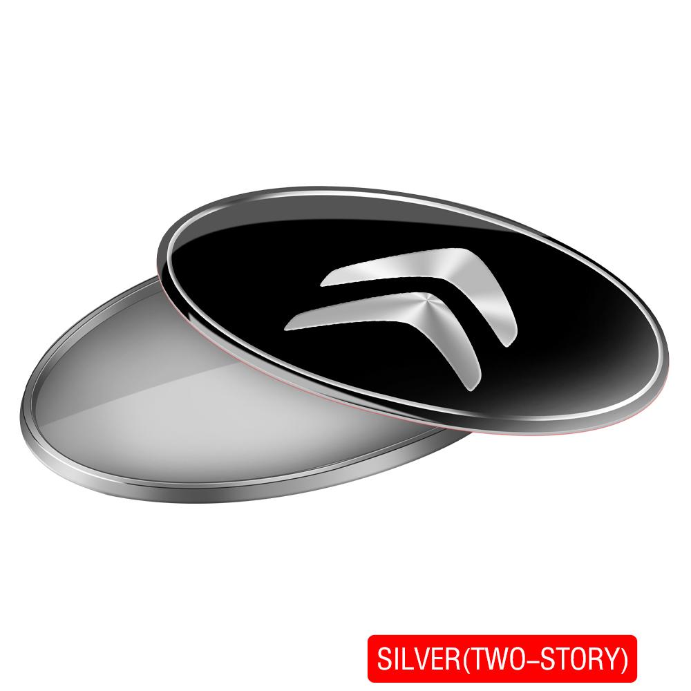 Auto Styling 3D Aluminium Emblem Auto Dekoration Karosserie Aufkleber für Citroen C1 C2 C3 C4 C4L C5 C6 C7 C8 VTS C-ELYSEE Berlingo