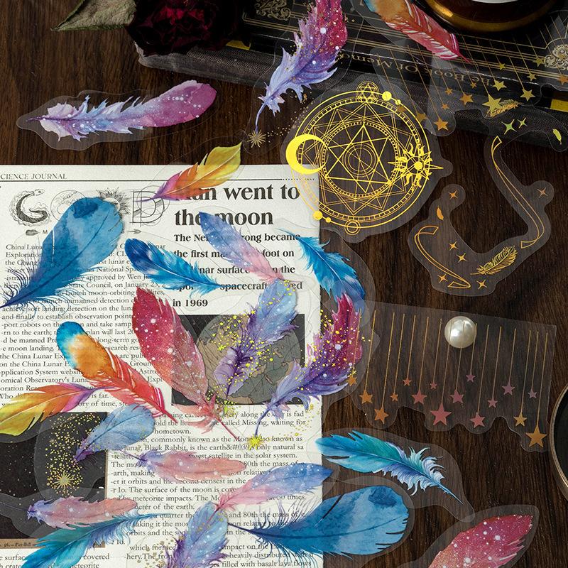 30Pcs/set Kawaii Scrapbook Stickers Fantasy Time Scrapbooking Supplies Diary Planner Decorative Craft Stationery Sticker LXY