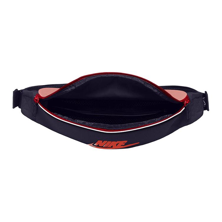 Nike Heritage Zip Closure Polyester Fanny Pack Unisex Blue Black BA5750-498