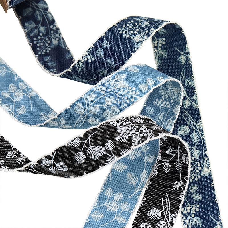 2m Denim Bordas Limpas DIY Fita Fácil de Cortar Tecido Vintage Acessórios Resistentes Flexível com Gancho Durável