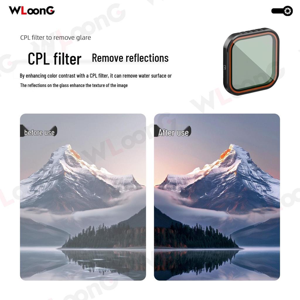 Insta360 AcePro Filter Set: CPL Polarizer, ND Neutral Density, UV Filter