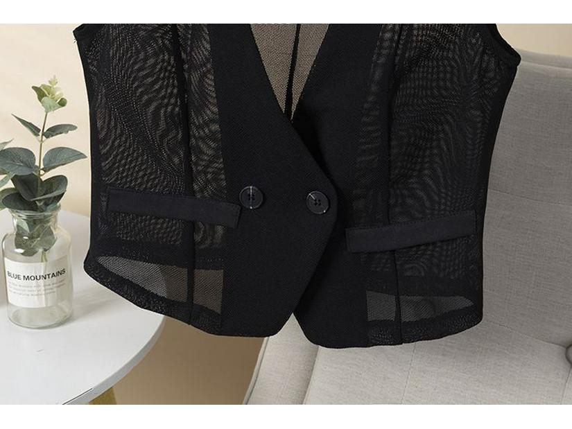 Women's V-Neck Mesh Slimming Summer Vest