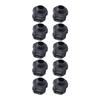 10 Pack Waterproof Ventilation Screws for For outdoor Lighting Fixtures IP68 Rated Breathing Valves M Sizes Black