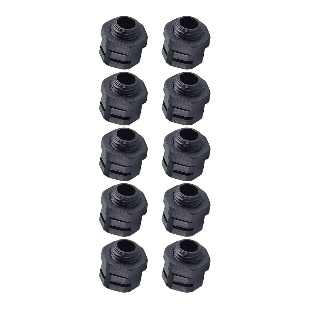 10 Pack Waterproof Ventilation Screws for For outdoor Lighting Fixtures IP68 Rated Breathing Valves M Sizes Black