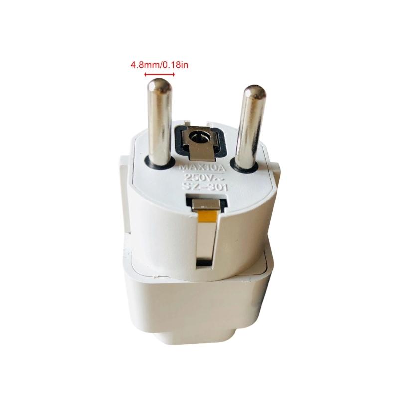 Travel Adapter China Germany Plug Universal ABS Plug Converter Wide Compatibility 220V input