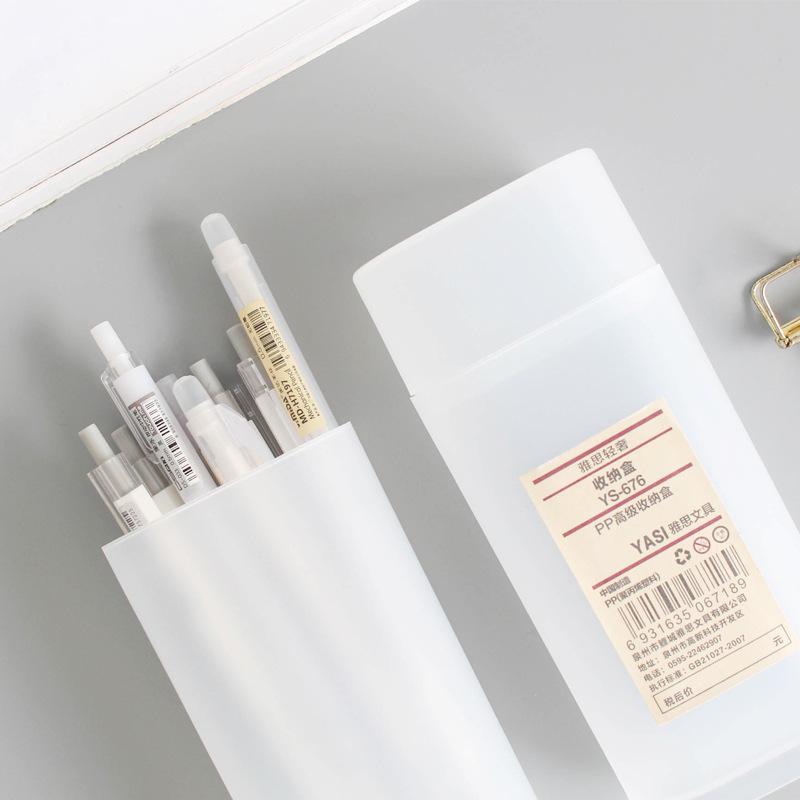 

Матовое прозрачное пеналы в стиле Muji для учеников 160x70x43mm