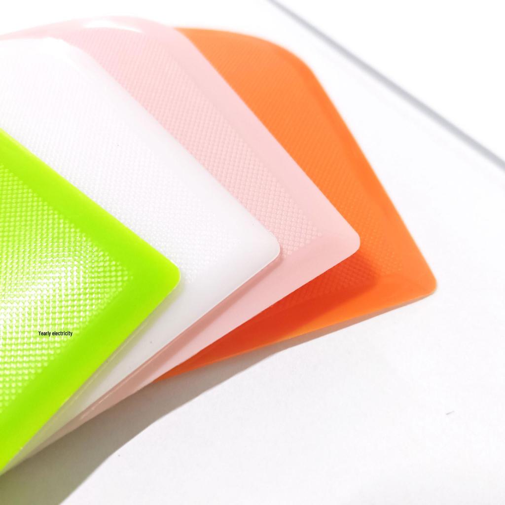 Cross Half-Circle PE Plastic Scraper: Flour, Cake, Cream Spatula & Dough Cutter for Baking