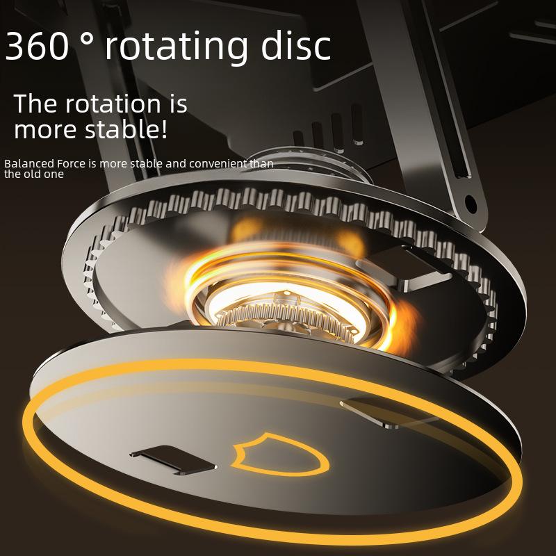 Rotatable Aluminum Laptop Stand for Apple & Huawei - Adjustable Height