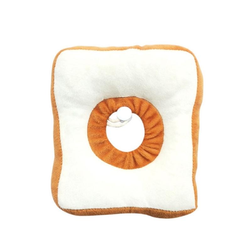 

Cats Recovery Collar Toast Shaped Cone Cats Head Leg Wound Cone Collar S