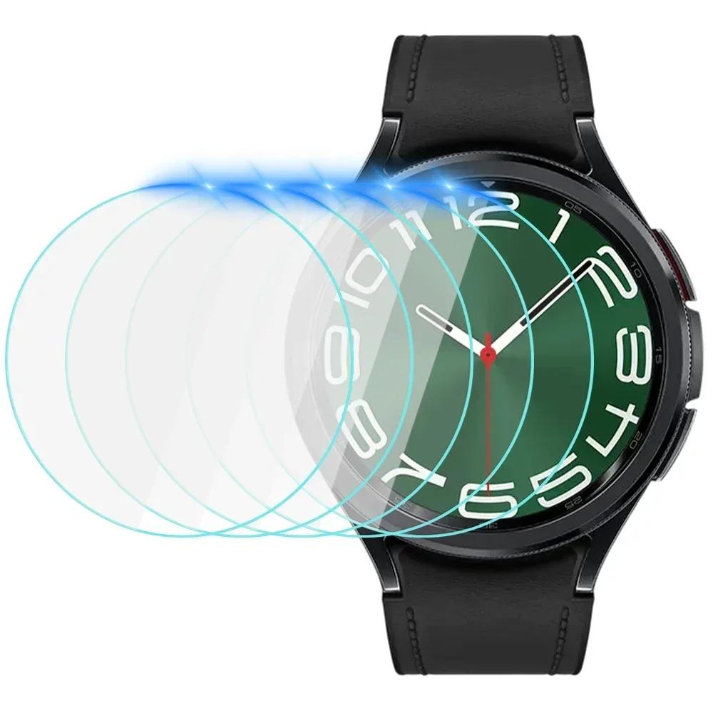 For Samsung Galaxy Watch6 5 4 40/44MM Tempered Glass Screen Protector for Samsung Watch 4/6Classic 42/46/43/47mm Protective Film
