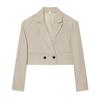 European and American Women's Clothing Popular Fashion Short Blazer + Casual Shorts with Belt