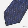 Disney Mitsumaru Silhouette Argyle Pattern Tie D50035 One Size Fits Perfect for Business or Perfect as a Gift Navy, Most, Casual,