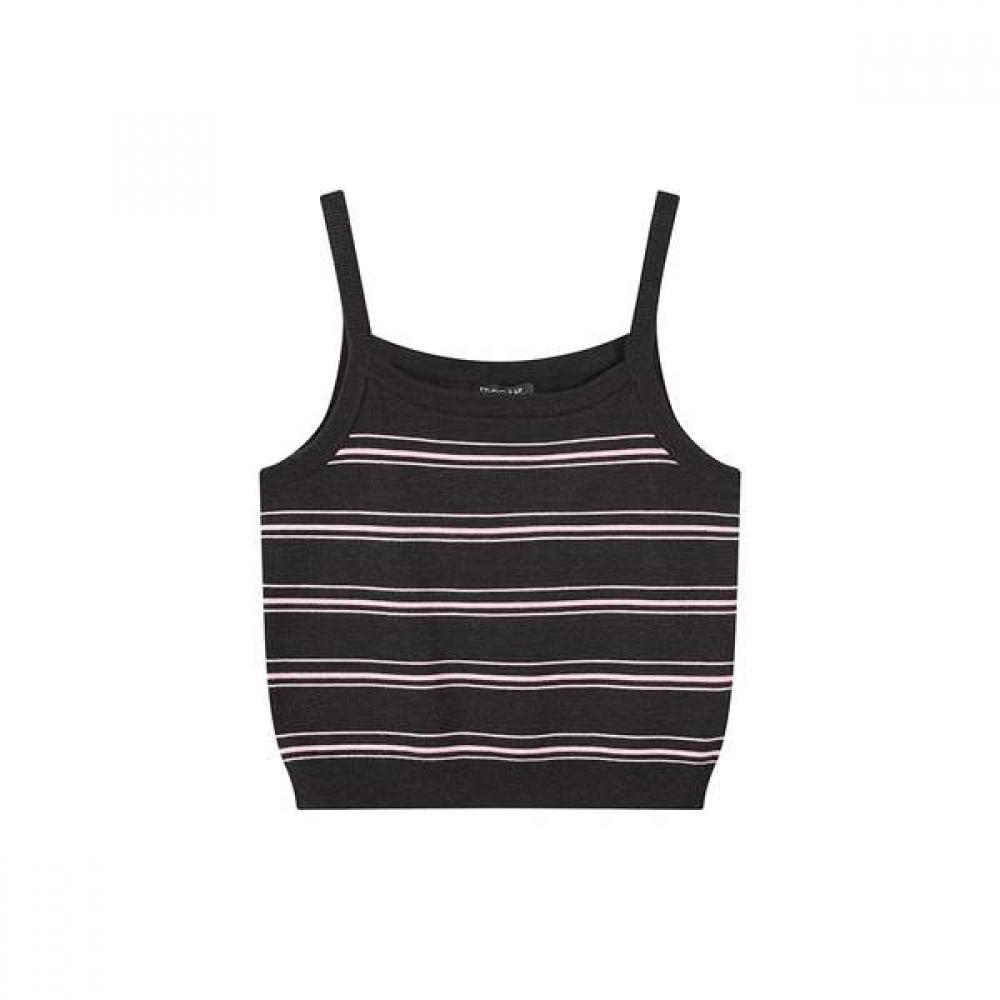 Lap Stripe Sleeveless As1kh166 CH (charcoal)/FF