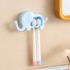 Elephant Wall-Mounted Toothbrush Holder Set