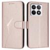 YX0090 For Xiaomi 14T Case Triangle Imprint Leather Phone Cover with Lanyard