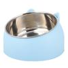 15 Grad Haustier geneigter Futterspender Futter Napf Nackenschutz für Katze Kleiner Hund kleine Größe 304 Edelstahl blau