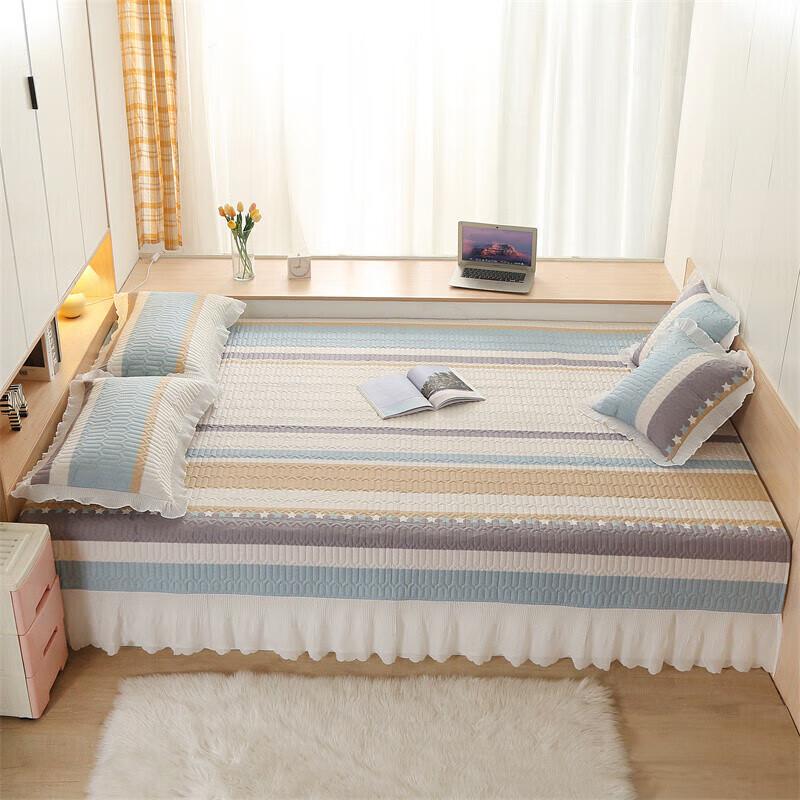 Стеганое покрывало на татами из 100% хлопка 270x215cm (+20cm border)