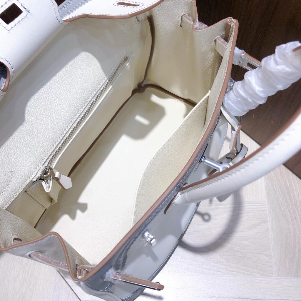 High-end Custom Top Layer Swift Cowhide Lace Edge Genuine Leather Women's Bag Patchwork High-end Handbag