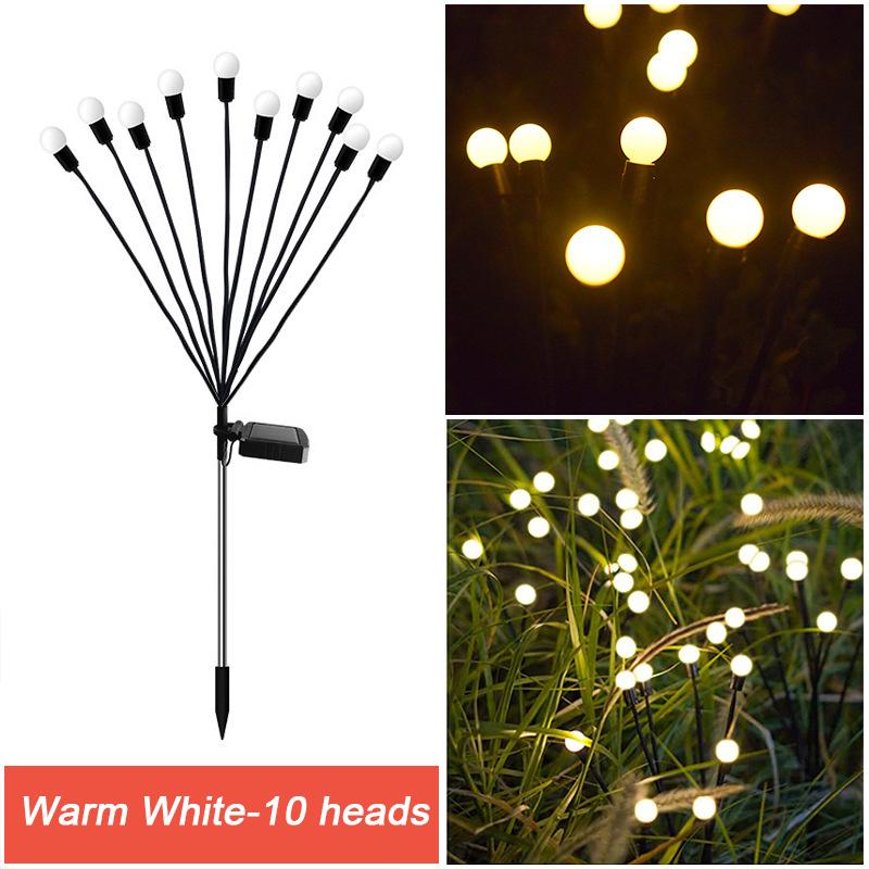 6/8/10 Led Solar Light Outdoor Garden Decoration Landscape Lights Firework Firefly Lawn Lamps Country House Decor Lamp