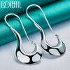 925 Sterling Silver Beautiful Geometric Earrings Fashionable Wedding Jewelry