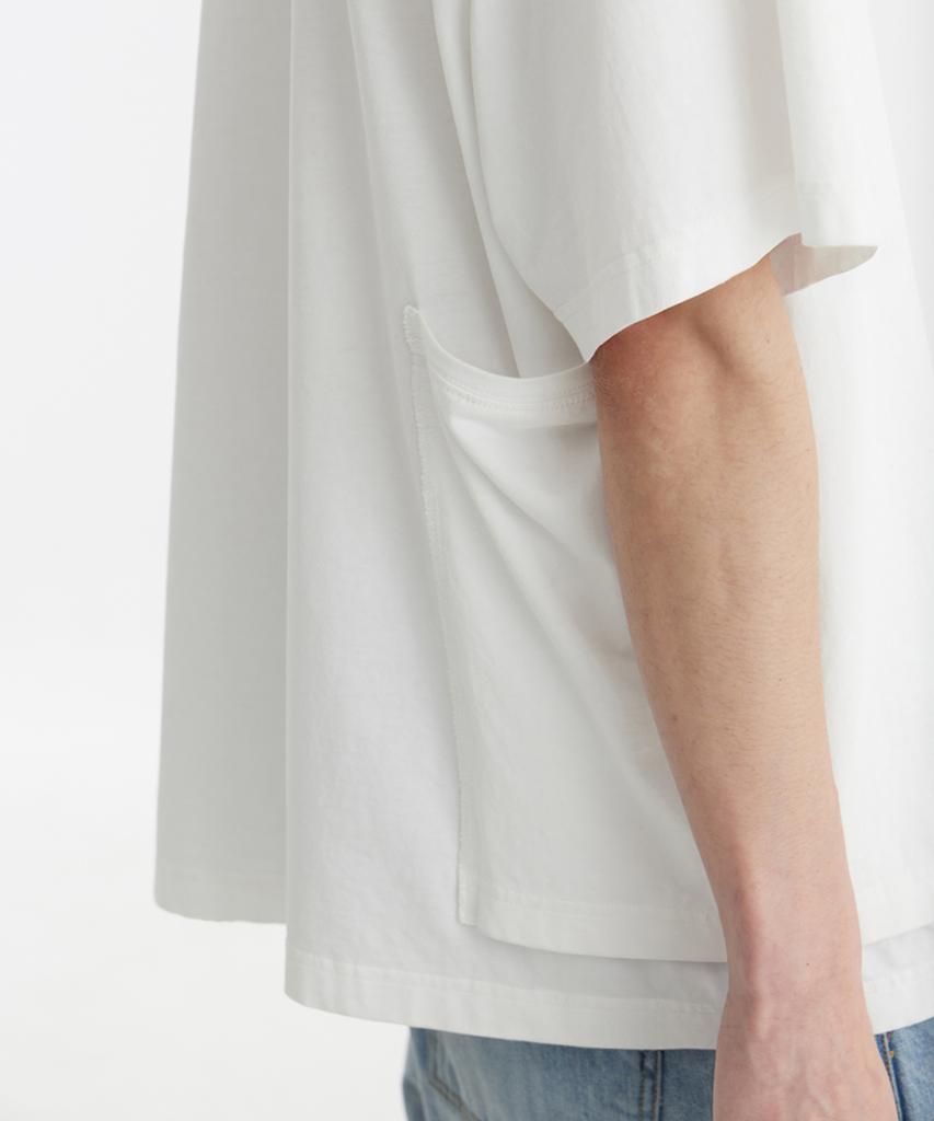 Youth Layered H/S T-Shirt - White