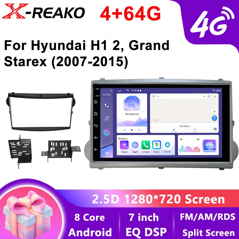 Android Auto Car Radio For Hyundai H1 Grand Starex TQ 2007 - 2015 Multimedia Video Player Stereo 4G 8Core GPS Navigation Carplay 2 Din
