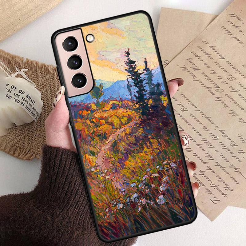 Vincent Van Gogh Star Night Phone Case for Samsung S26 S25 S24 S23 S22 Ultra S23 S22 S25 Plus S24 FE S26Edge Funda Capa