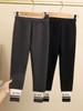 Girls' Fleece-Lined Leggings: Stylish Cotton Pants for Autumn & Winter - Wear Outside, Soft Velvet, Cozy Warmth
