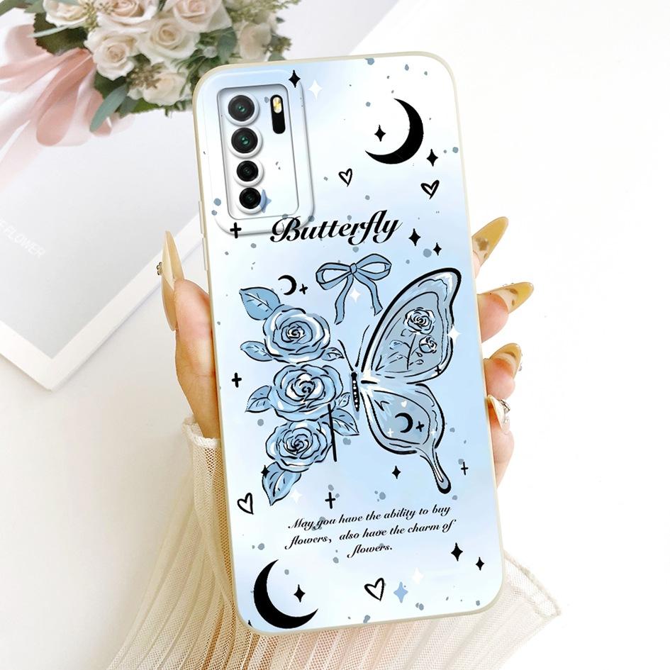 For Huawei Nova 7 SE Case P40 Lite 5G CDY-NX9B CDY-AN20 Lovely Rabbit Cartoon Soft Silicone Protective Cover For Honor 30S Funda