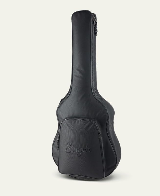 SINGER GA01 BLK Electric Acoustic Guitar Spruce Solid Top Singer Anuenue AIR Acoustic Guitar PU+Mic