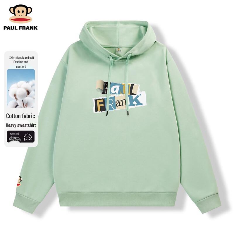 Paul Frank American Retro Heavyweight Loose Couple Hooded Sweatshirt