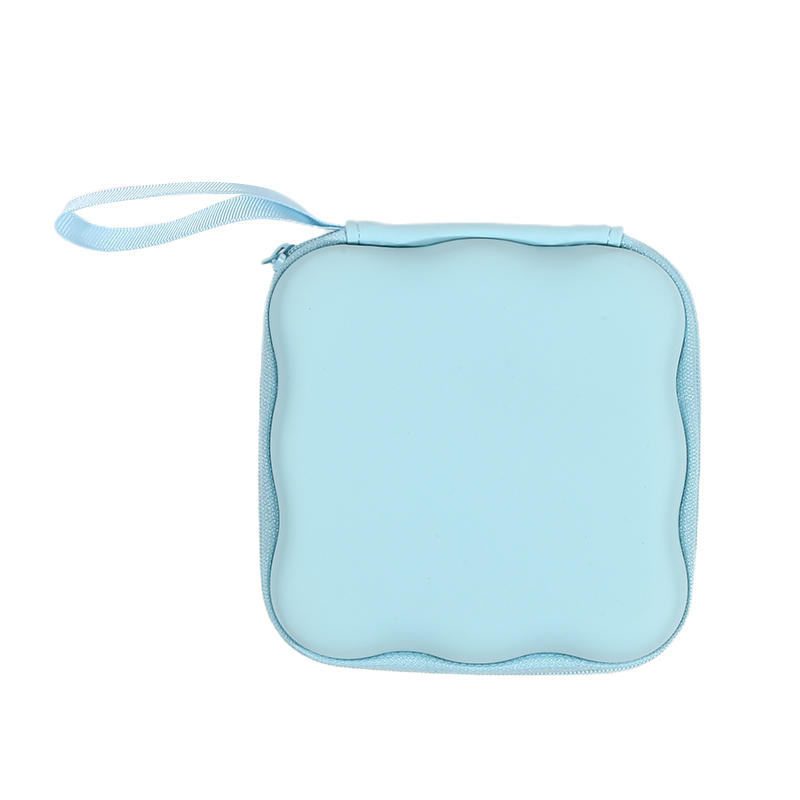 Lightweight Portable Travel Data Cable Small Storage Bag PU Zipper Bags Multifunctional Charger Protector Coin Purse