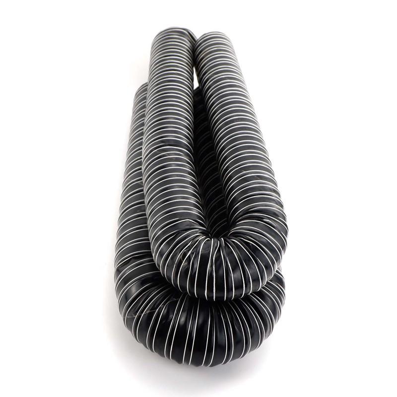 Kimlik 51mm 60mm 76mm 80mm Uzunluk 1M-2M Kanal Borusu Hortum Motor Hava Girişi Frenleme Tüpü Yüksek Sıcaklığa Dayanıklı Araba Karavan Kamyon Karavan İçin Uygun